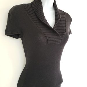 BCBGMaxAzria black knit top